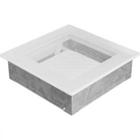 Krbová mriežka Kratki 17x17 cm biela