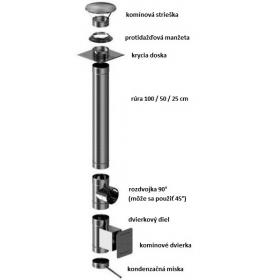 Nerezový T-kus Ø120 mm/90°