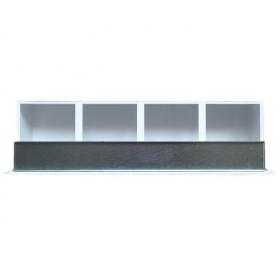Mriežka Ventlab V-Open 450x100 mm biela