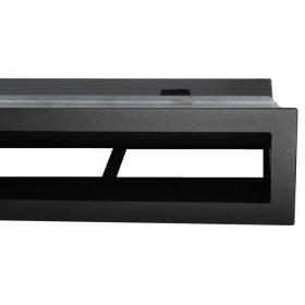 Mriežka Ventlab V-Open 600x100 mm čierna
