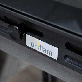 Uniflam 600 Plus ECO s klapkou + prívod vzduchu z exteriéru, ref. 907-597-DP