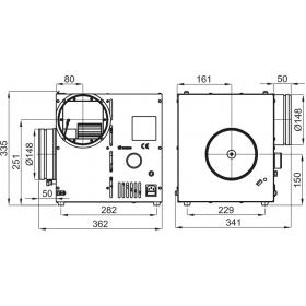 Krbový ventilátor Darco 990 m3/hod AN3