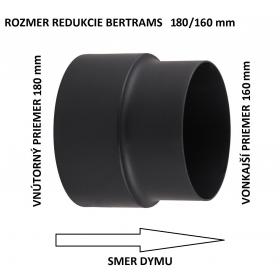 Redukcia BERTRAMS Ø180/160 mm (v smere dymu)
