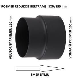 Redukcia BERTRAMS Ø120/150 mm (v smere dymu)