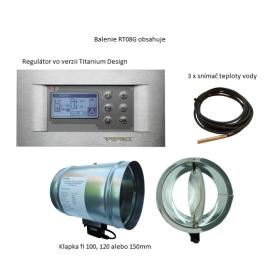 Automatická regulácia horenia RT-08G Titanium pre teplovodné krby