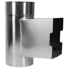 Dvierkový diel Ø130 / 0.5 mm, nerez, jednoplášť