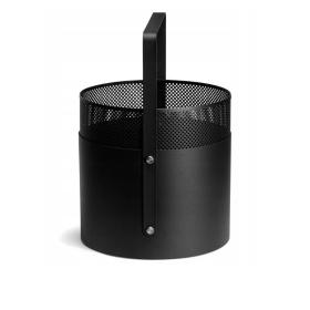 Kôš na drevo AERO HOLD 1 okrúhly s rukoväťou pohľad zboku