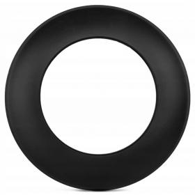 Rozeta Ø160 / 0.5 mm, oceľ, čierna