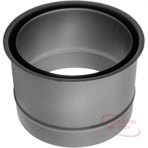 Zder dvojitá Ø160 mm / 0.8 mm, oceľ, čierna