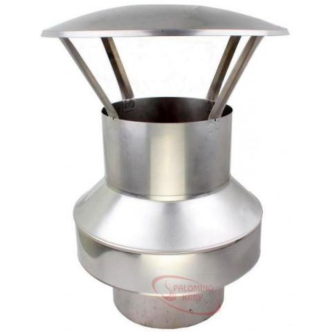 Nerezová komínová strieška pre izolovaný komín Ø160/260 mm