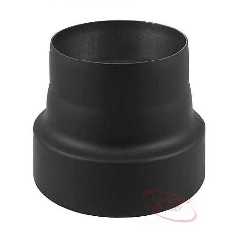 Redukcia Ø200 / 120 / 2 mm, oceľ, čierna