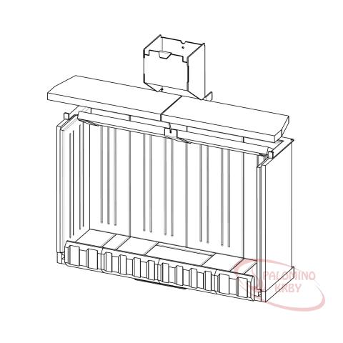 SPAĽOVACIA KOMORA I2LJ TOP01 čierna