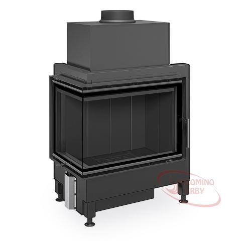 HEAT L 4G S 65.51.40.26 - rohová krbová vložka - Vyhotovenie ľavé, čierny Igniton