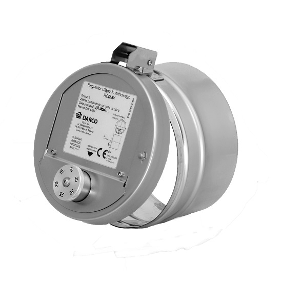 Regulátor komínového ťahu okrúhly RCO-EX Ø150 mm - protivýbuchový
