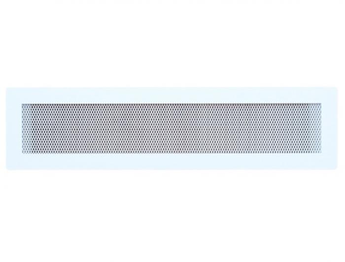 Mriežka Hel 400x100 mm biela so sieťkou
