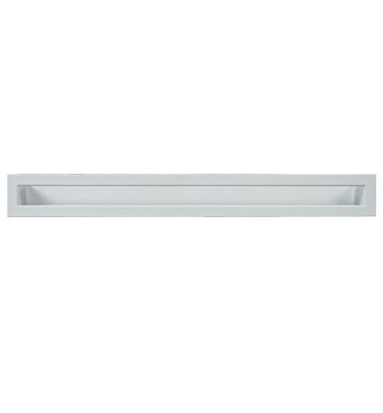 Krbová mriežka LUFT 800x60 mm biela
