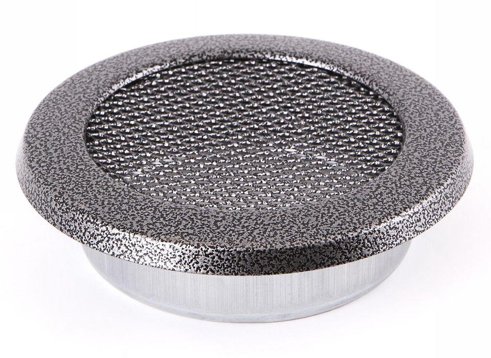 Krbová mriežka okrúhla Ø160 mm staré striebro