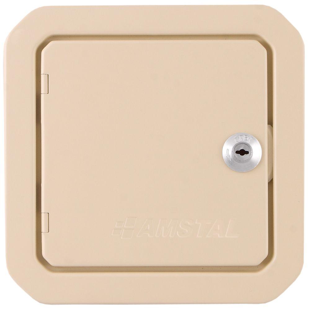Revízne dvierka krémové 140x140 mm
