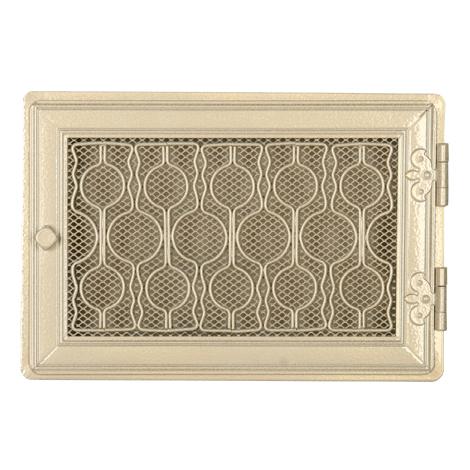 Krbová mriežka STYLE 21x32 cm biely antik