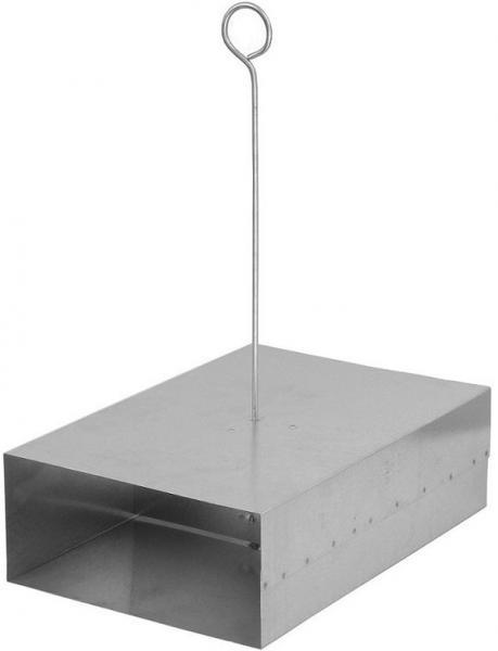 Klapka kanál 200x90 mm s pevným tiahlom pozink