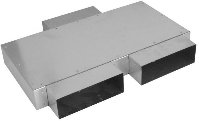 Skrinka kanál 150x50 mm/2 x kanál 150x50 mm (SRP1) pozink
