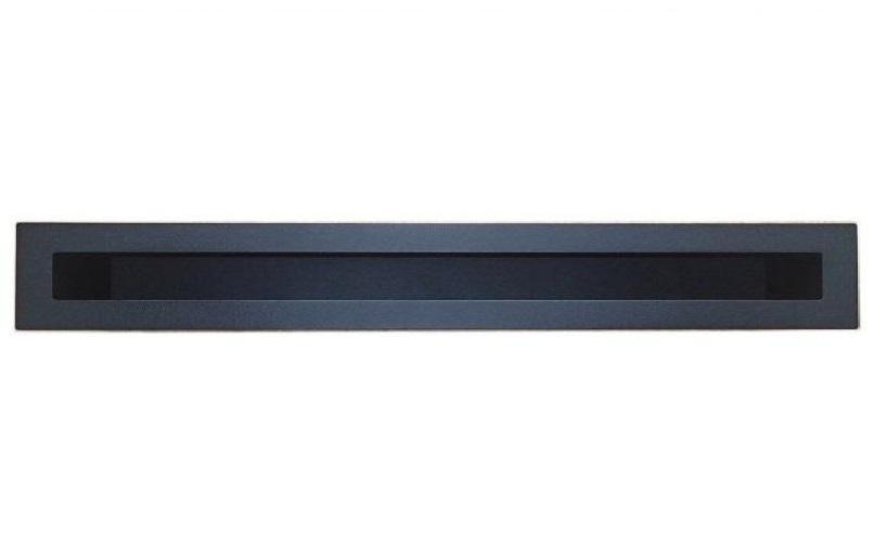 Mriežka Ventlab V-Open 600x70 mm čierna