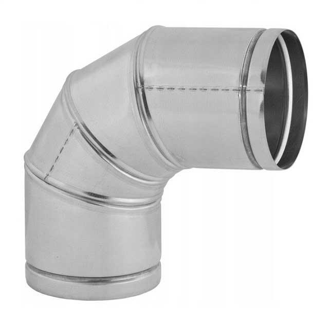 Regulovateľné koleno Ø100 mm/0-90° pozink